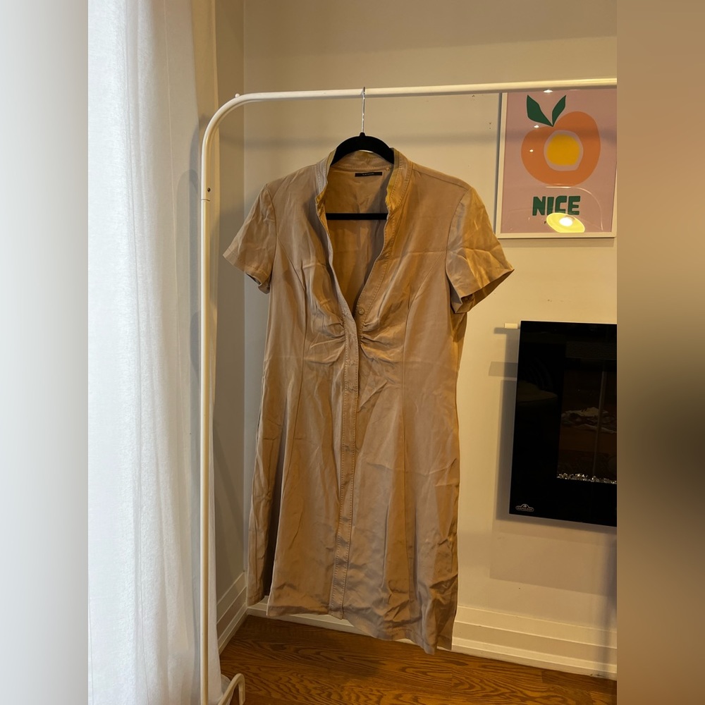 Elie Tahari Taupe Dress